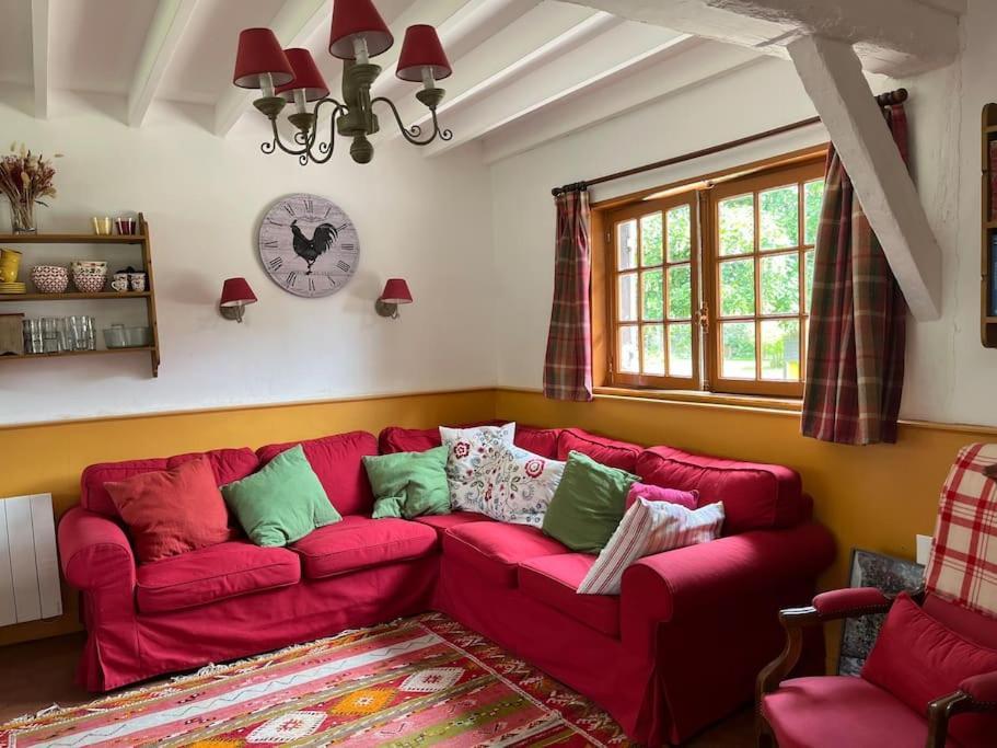 Le Colombage, Jolie Longere Pres De Giverny Eure Hardencourt-Cocherel Екстер'єр фото